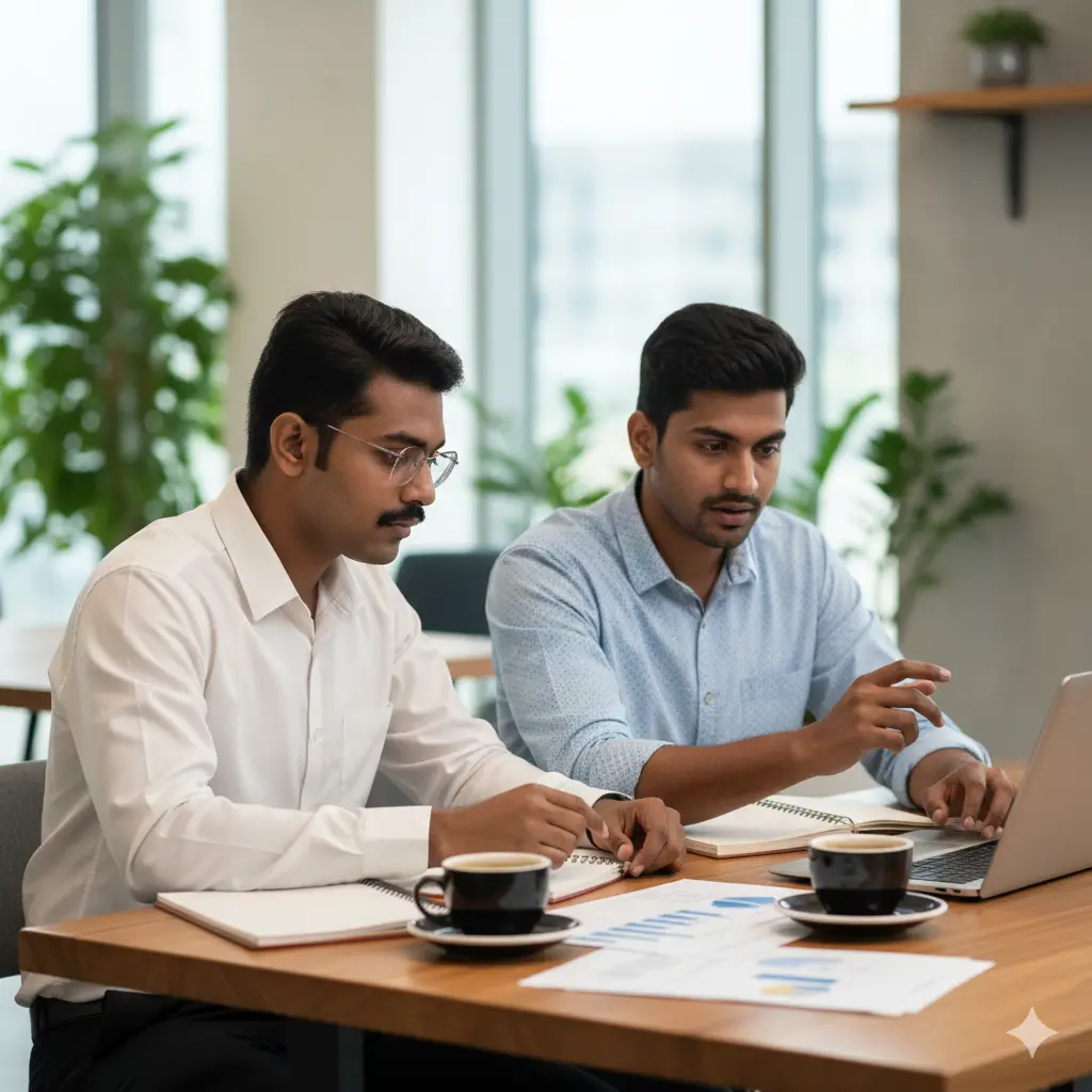 Team collaboration meeting